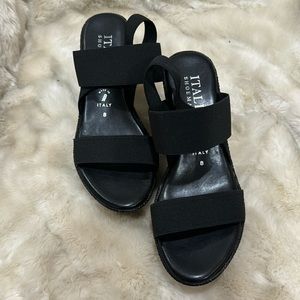 Italian Shoemakers wedge sandal size 8.